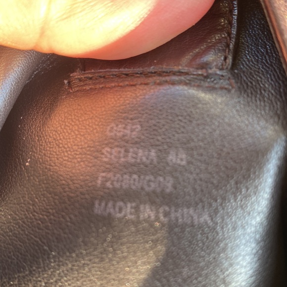 VintageCoach Womens Knee High Riding Boots Size 8 Brown Leather Tassels Western - Picture 6 of 16